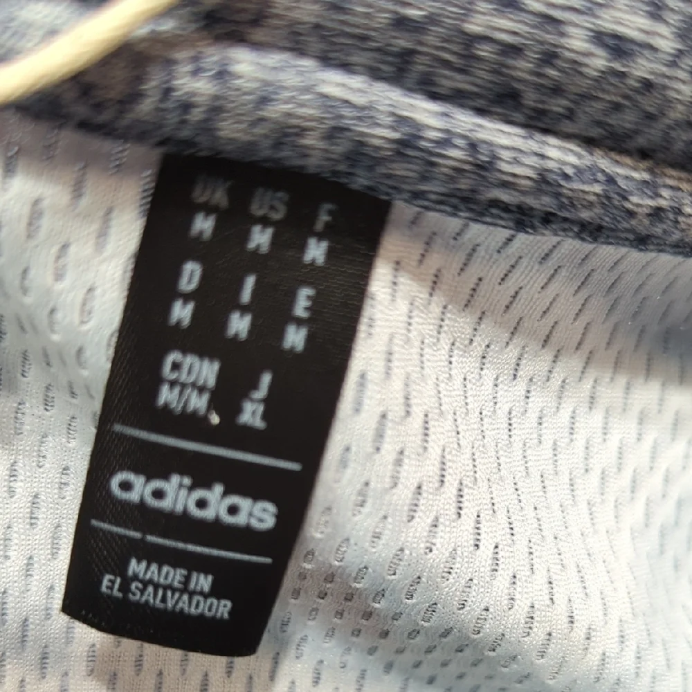 Adidas Men's Heathered Gray Polo Shirt